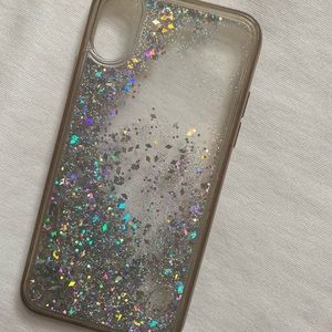 Moving glitter Phone Case for I Phone X
